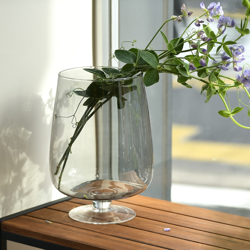 花瓶 ガラス 北欧 大きい Soiree L 高さ33cm ガラス花瓶 大型 カラー 