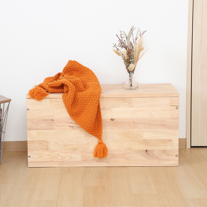 Natural Signature tatami 収納ベンチ 幅80cm 木製 ベンチ インテリア