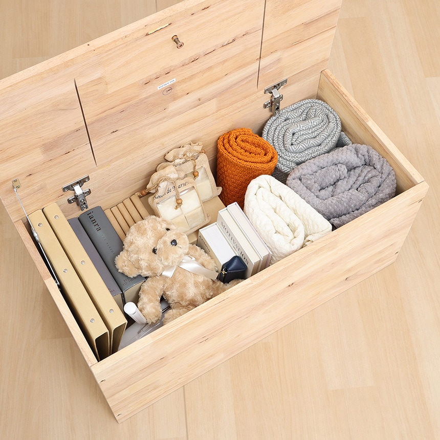 Natural Signature tatami 収納ベンチ 幅80cm 木製 ベンチ インテリア