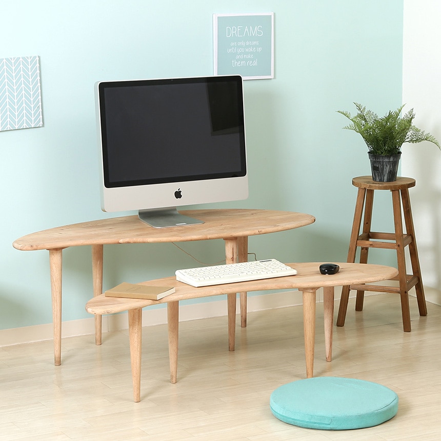 ローテーブル おしゃれ セット 北欧 Natural Signature 木製 センター