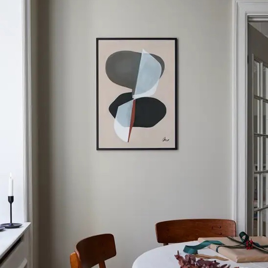 絵画　抽象画　モダンアート　インテリア　50 x 40 cm 抽象画 油絵 プリント 幾何学 インテリア アートパネル モダン 現代