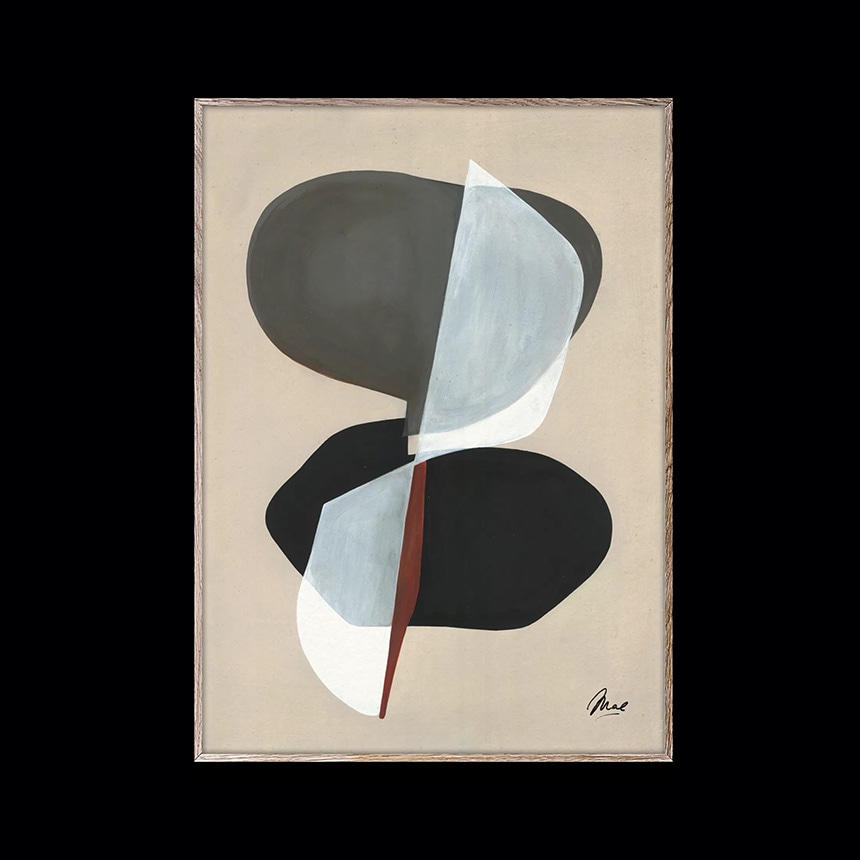 Paper Collective アートポスター コンポジション01 抽象画 50×70cm 50