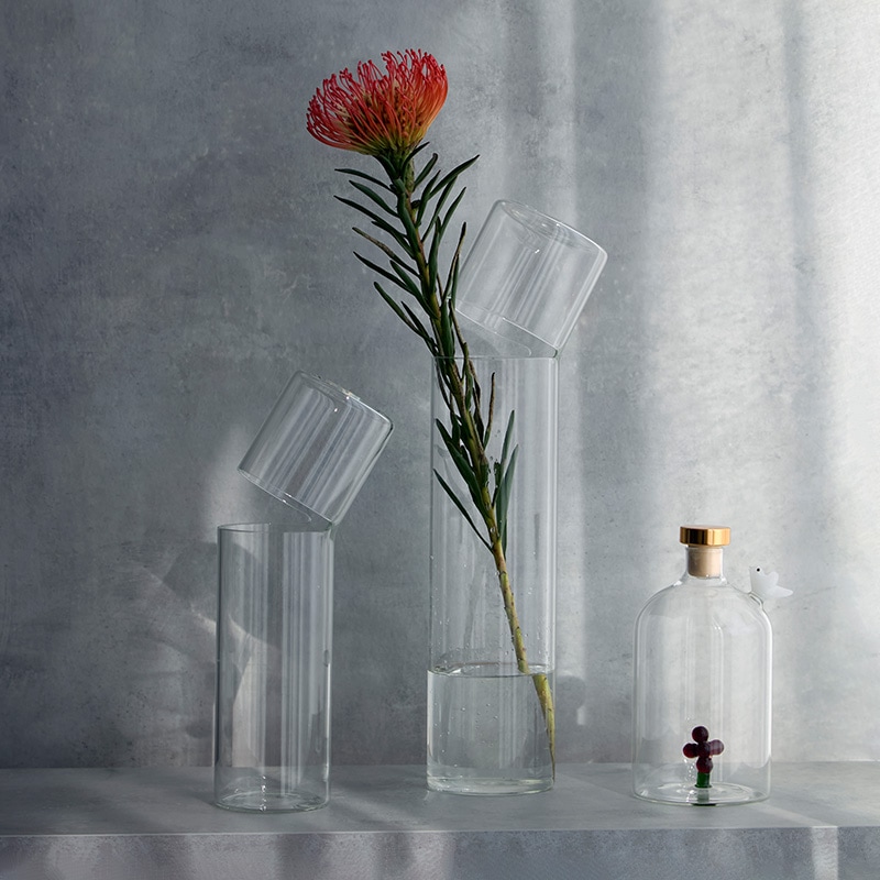 DESIMONE 装飾ボトル イタリア 30年代 イタリア製革張りボトル- 海福雑貨通販部