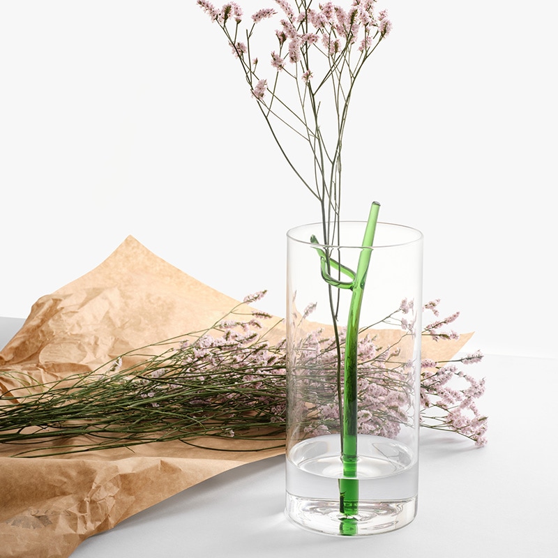 イッケンドルフ フラワー 花瓶 ガラス ICHENDORF MILANO イッケン