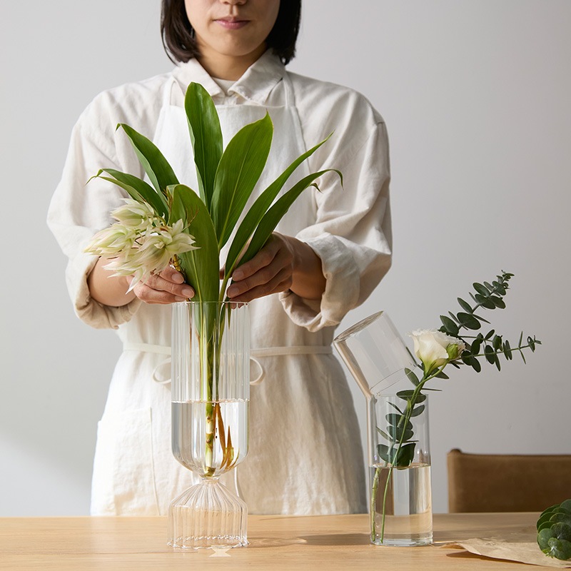 イッケンドルフ フラワー 花瓶 ガラス ICHENDORF MILANO イッ