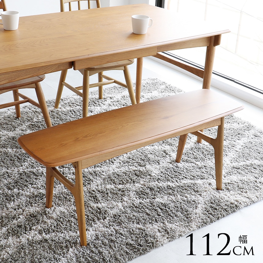 Herit. �إ�å� Bench ��112cm �⤵43.5cm  �����˥� �٥�� 2�ͳݤ� ������ �ʥ����� ������� �̲� �ȶ� ����ƥꥢ ���åɥ٥�� ����ץ�  