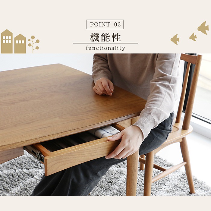 Herit. �إ�å� Dining Table ��80cm �⤵72cm  �����˥󥰡��ơ��֥� ������ 2�ͳݤ� �ȶ� ����ƥꥢ �̲� ����ץ� ��ӥ�  