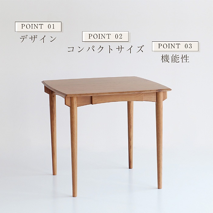 Herit. �إ�å� Dining Table ��80cm �⤵72cm  �����˥󥰡��ơ��֥� ������ 2�ͳݤ� �ȶ� ����ƥꥢ �̲� ����ץ� ��ӥ�  