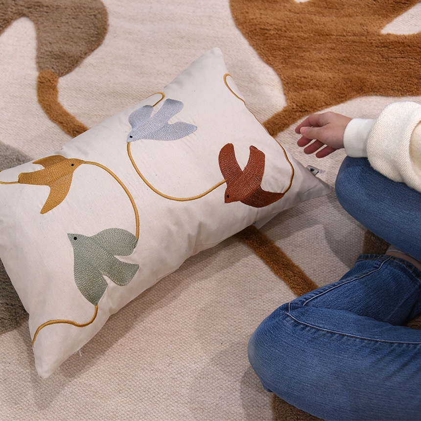 ラグ 北欧 オシャレ ウール ferm LIVING ファームリビング スウィフト