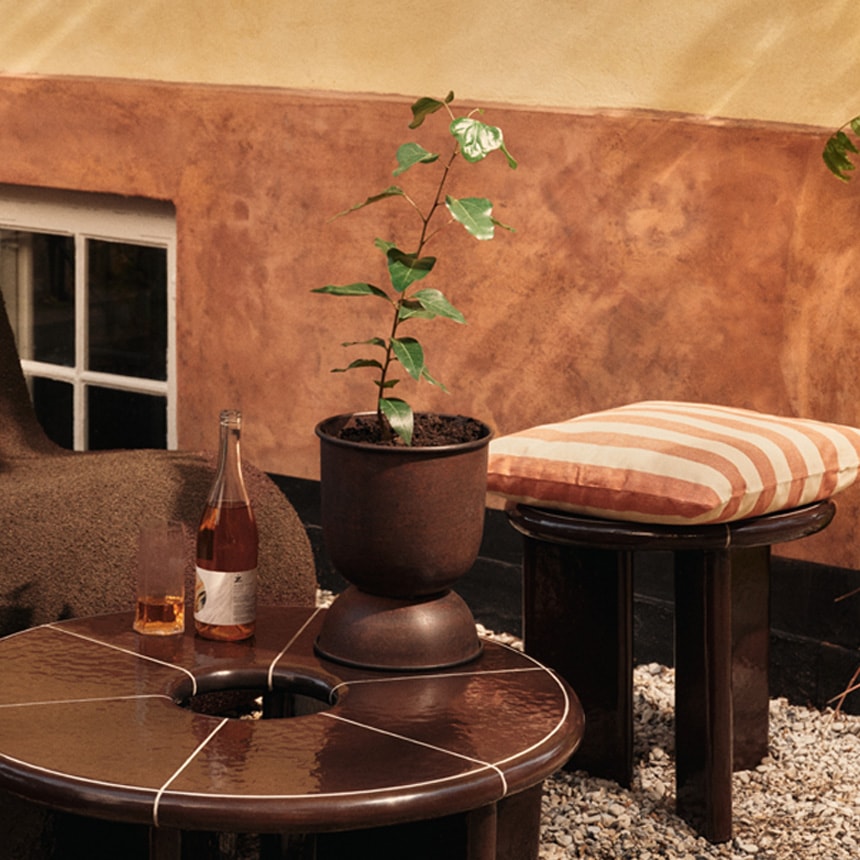 ferm LIVING ファームリビング Hourglass Pot アワーグラス ポット XS