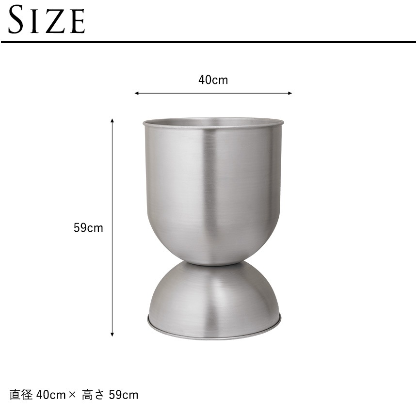 ferm LIVING ファームリビング Hourglass Pot アワーグラス ポット M