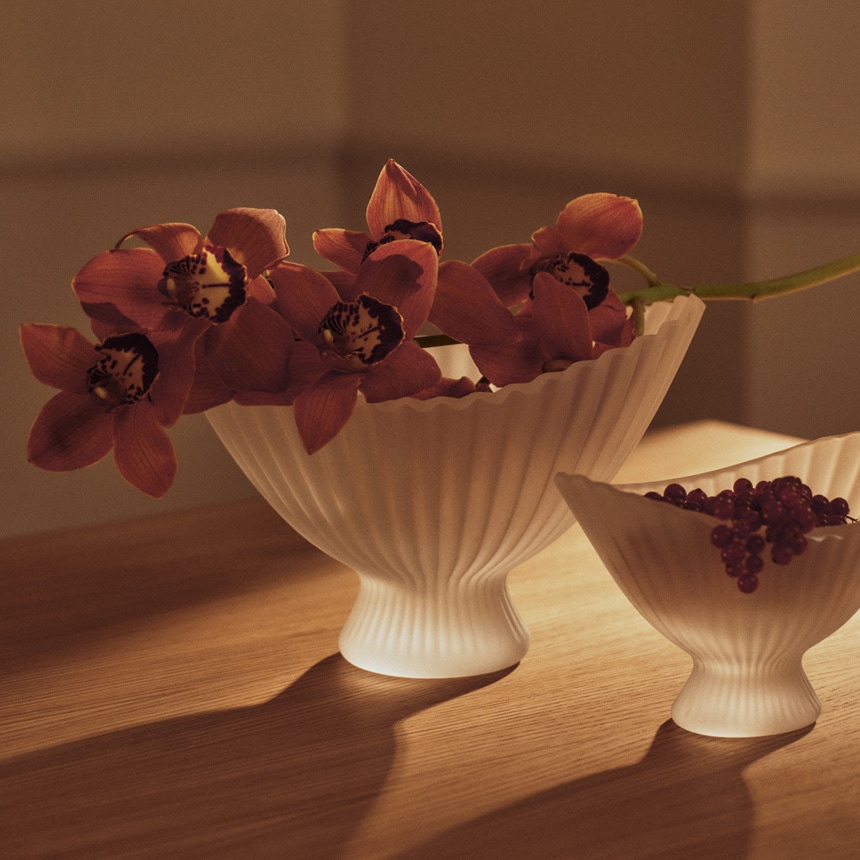 ferm LIVING ファームリビング Fountain Glass Bowl ファウンテン