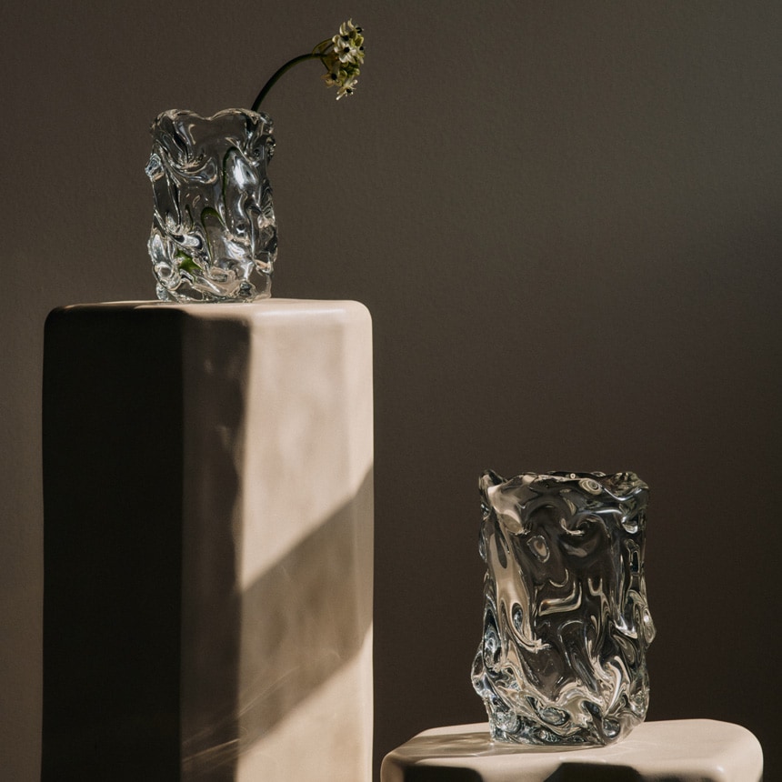 ferm LIVING ファームリビング Virelle ビレル 花瓶 水のカタチ M 高さ