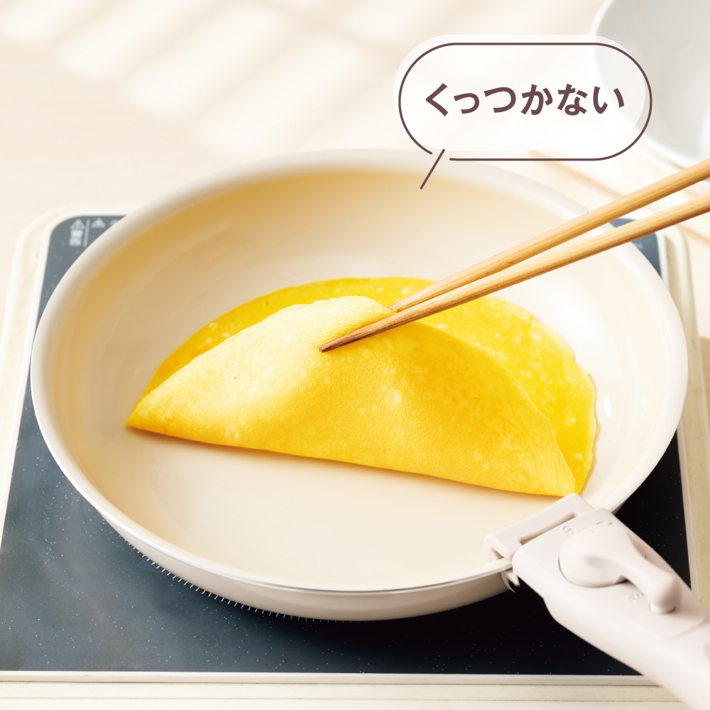 マジクック セラミック加工 ＩＨ対応着脱ハンドルフライパン６点セット