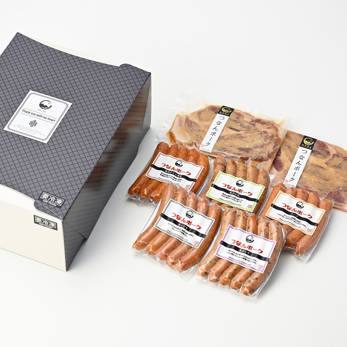 つなんポーク味噌漬＆5種ウインナーセット