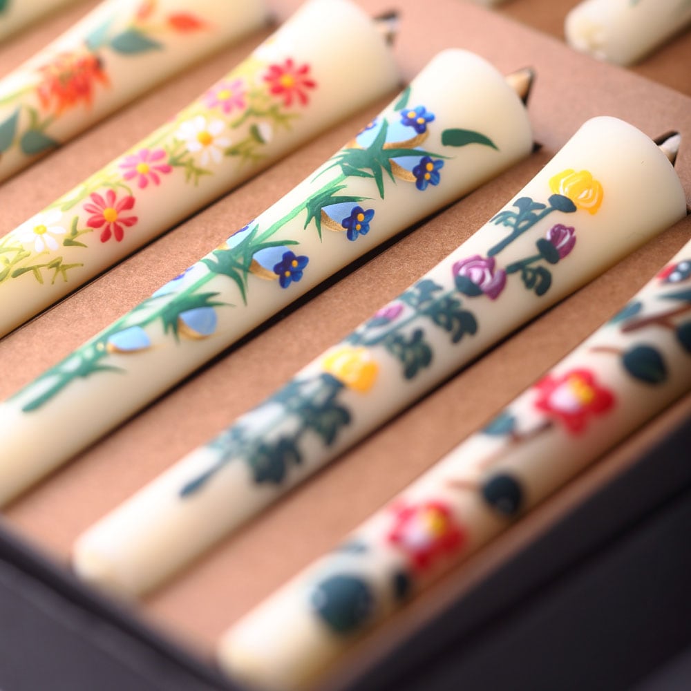 四季の花ろうそく 10㎝ 12本入｜新潟の通販サイト「ガタ市」
