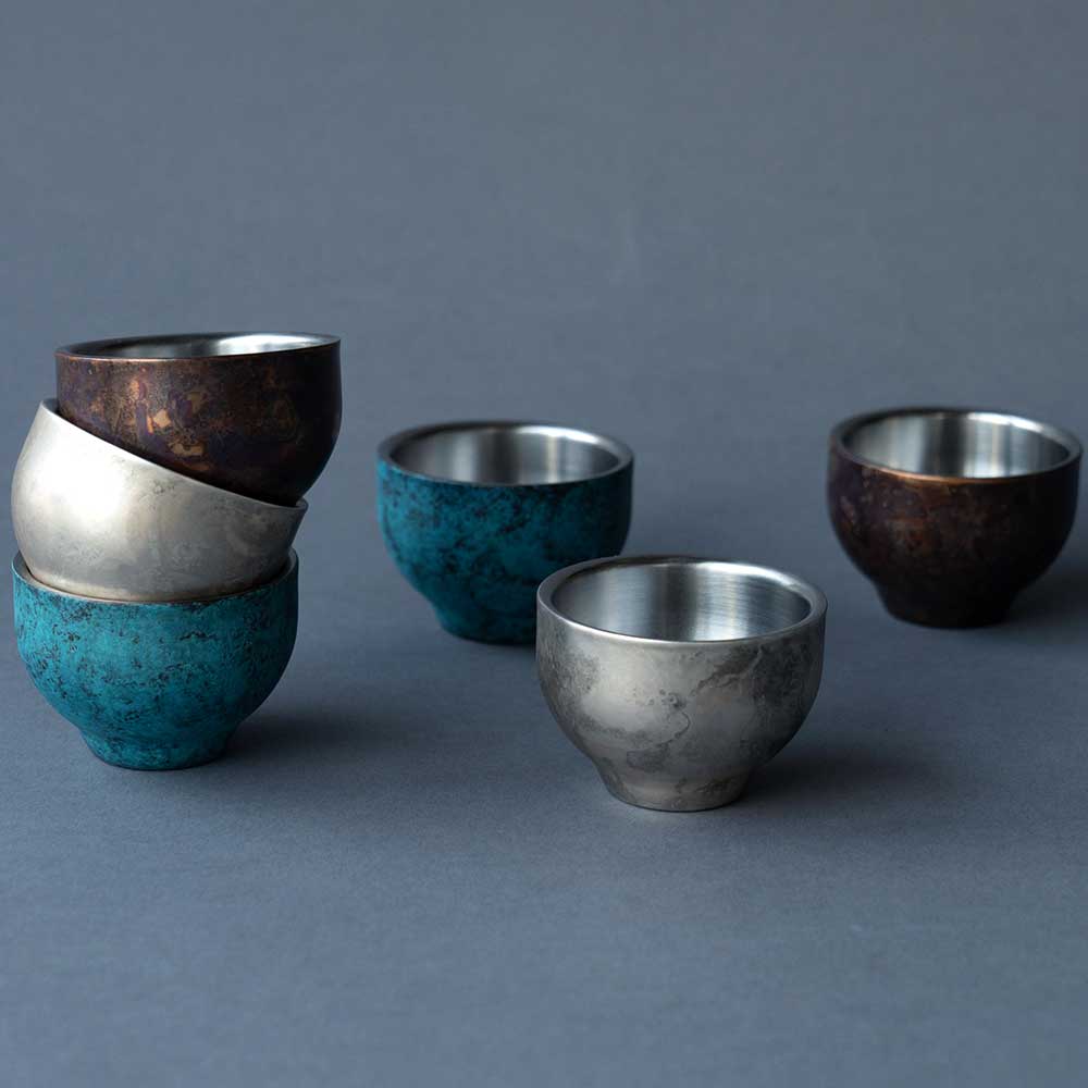 骨董　徳利　大小2種 徳利 おしゃれ 日本製 高級 折燕 ORI-EN ステンレス製 真空二重構造