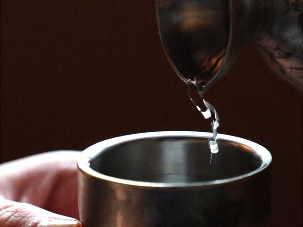 折燕ORI-EN】酒器（二重構造徳利1.5合・二重構造ぐい呑み2個）｜新潟の