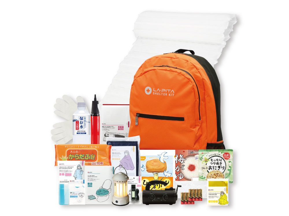 防災リュック【シニアセット】｜新潟の通販サイト「ガタ市」