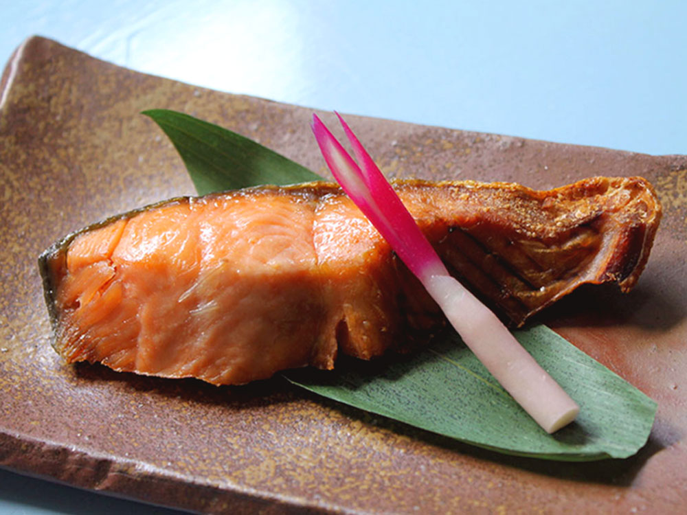 塩引鮭切身　4切