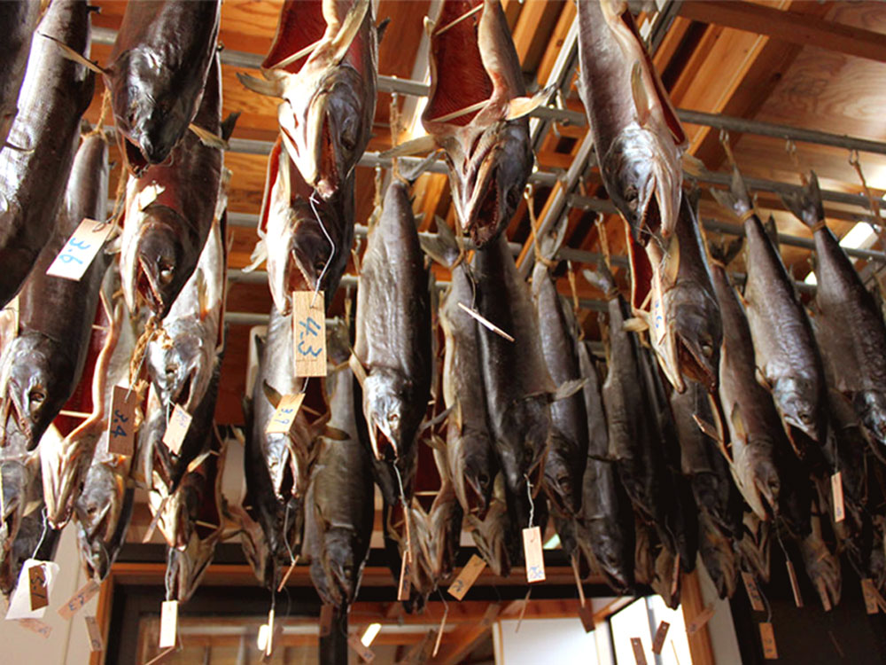 塩引鮭切身　4切