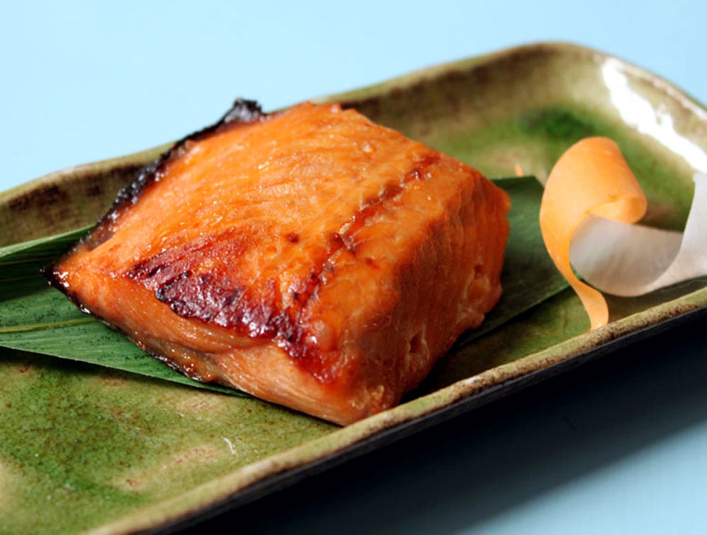 鮭の味噌漬　4切