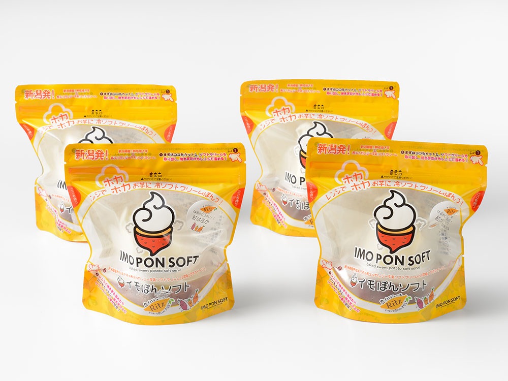 焼きイモソフトクリーム4個