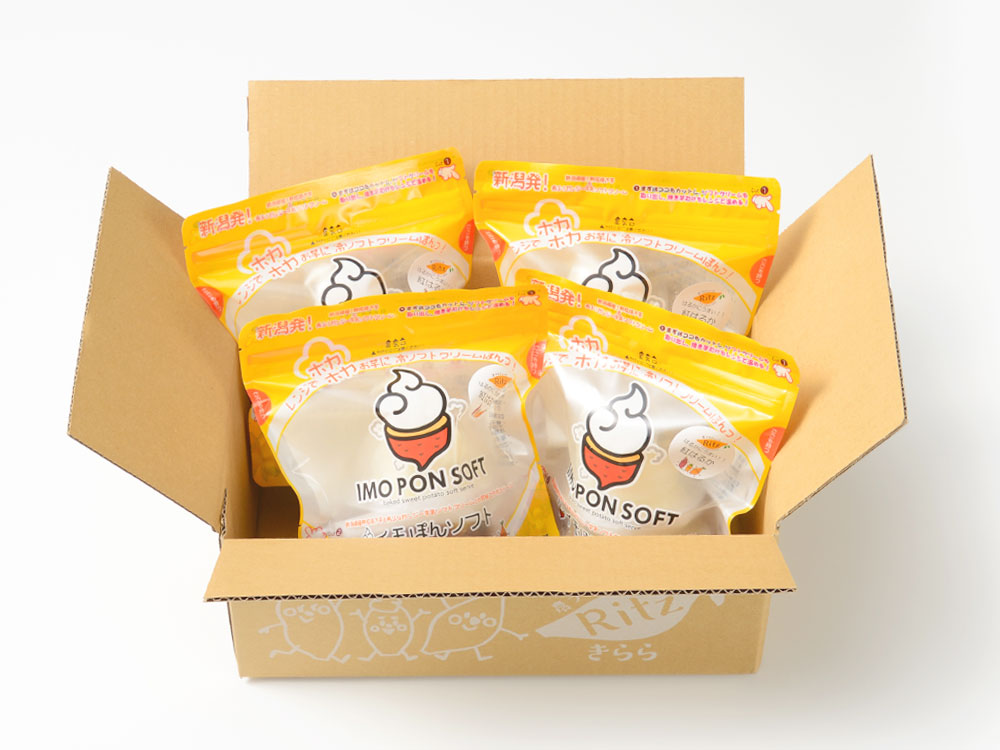 焼きイモソフトクリーム4個