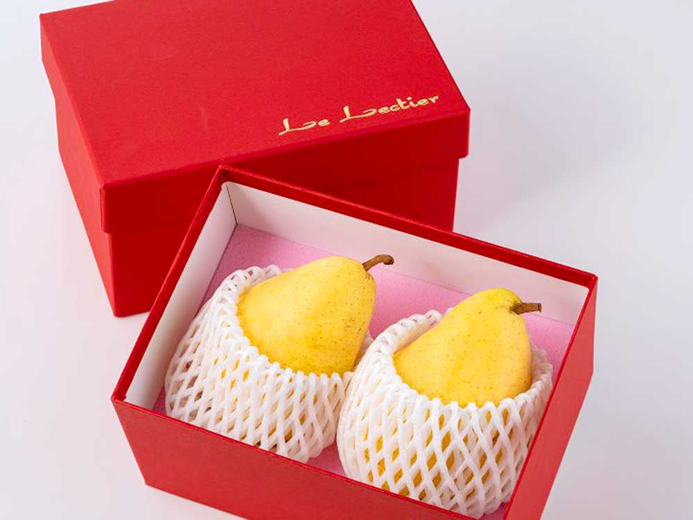 特選大玉ルレクチェ2玉｜新潟の通販サイト「ガタ市」