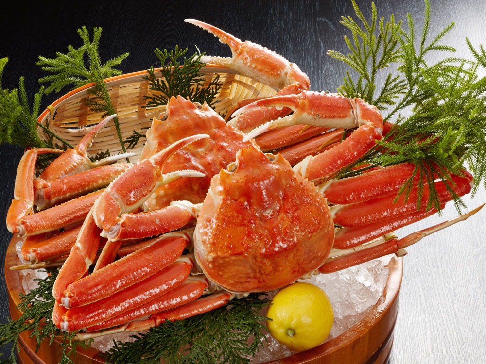 ゆで本ずわいがに姿盛