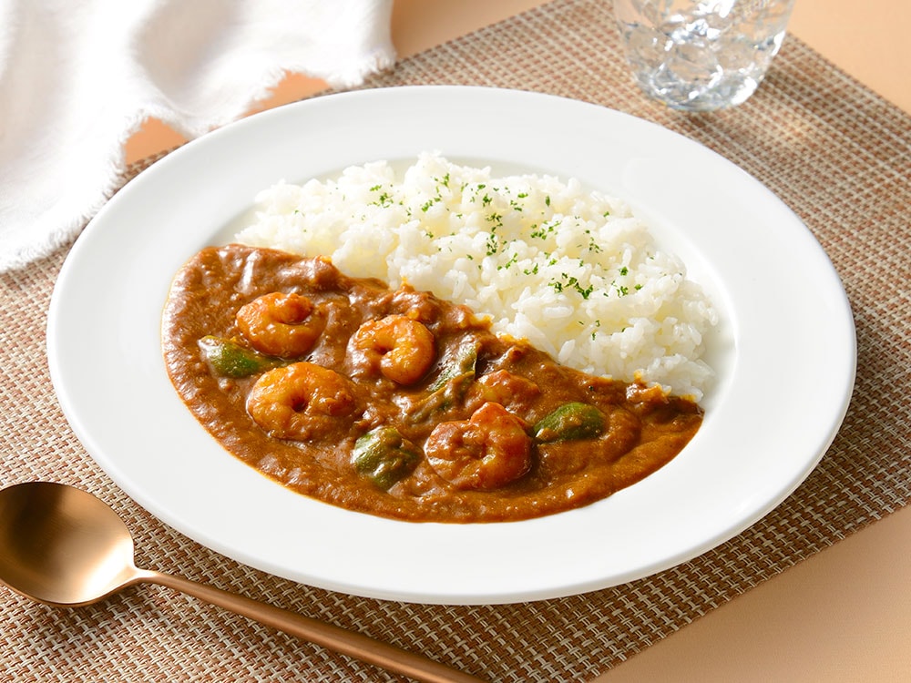 ふるさと野菜と海老のヘルシーカレー