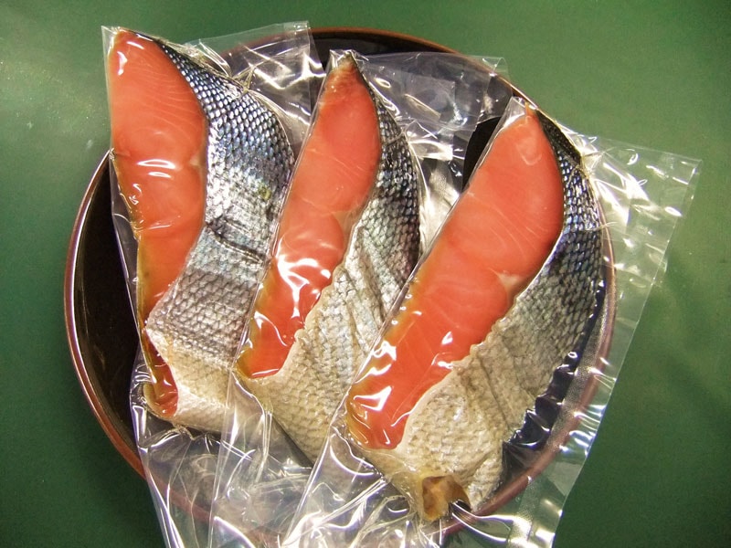 塩引き鮭半身切身個包装（10切）