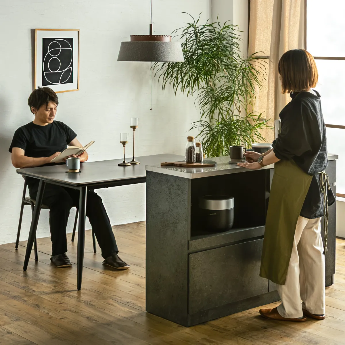 間仕切りにも使える完成品