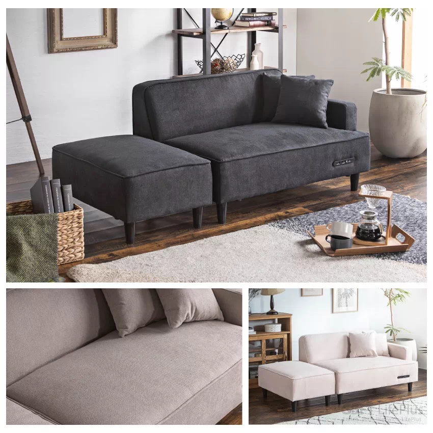 Pure Luxe ローソファー 2人掛け おしゃれ 3人掛け カウチ