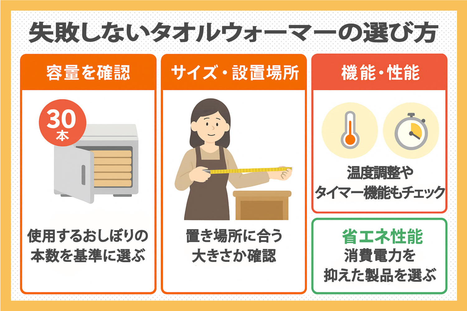 コラム】タオルウォーマーを導入するメリットとデメリットは？ 選び方 