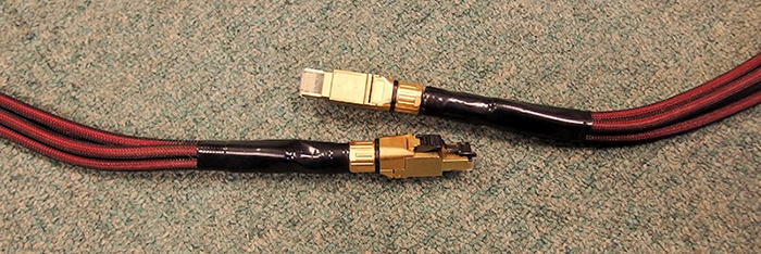 ACOUSTIC REVIVE LAN-QUADRANT-TripleC-WB 1.0m 1本 オーディオLAN