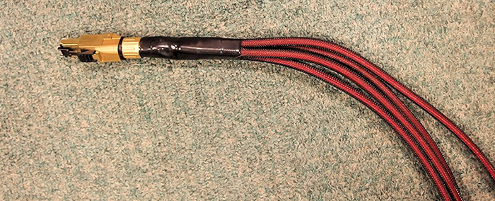 ACOUSTIC REVIVE LAN-QUADRANT-TripleC-WB 50cm 1本 オーディオLAN