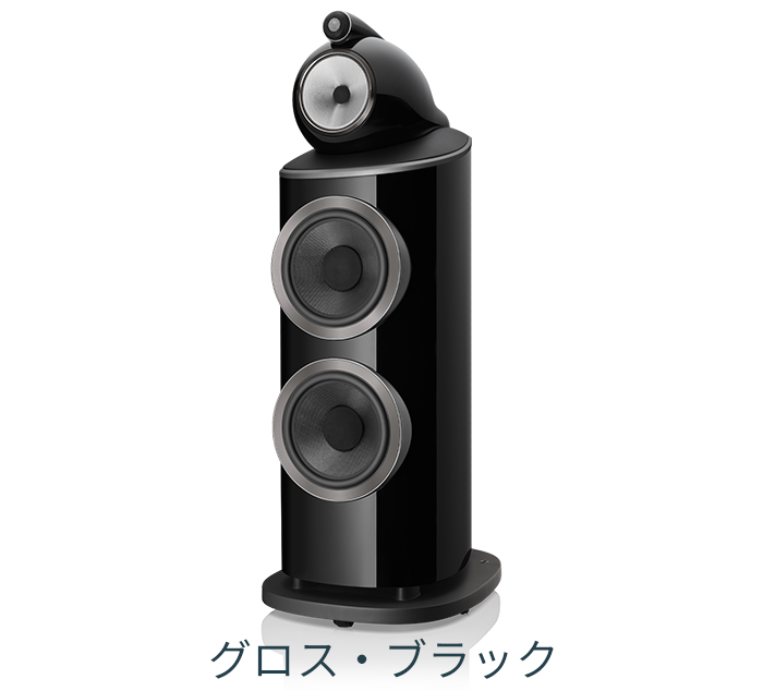 B&W 801 D4 ローズナット 1台 3ウェイ・バスレフ型スピーカー 801D4/MR