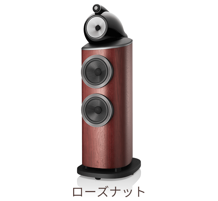 B&W 802 D4 グロスブラック 1台 3ウェイ・バスレフ型スピーカー 802D4