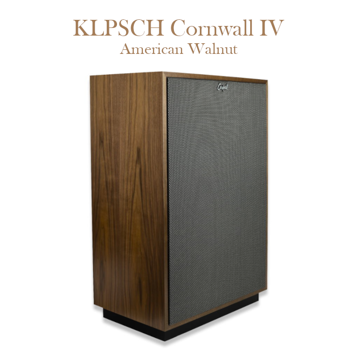 Klipsch Cornwall IV アメリカンオーバーン 1本 3ウェイ、バスレフ型