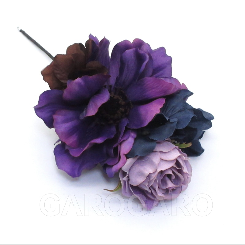 フラメンコ | 紫のアネモネの花束風 JJ-9 紫系[フラメンコ用] | 花