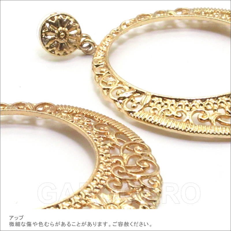 フラメンコ | メタルのピアス Maica(マイカ)(ピアス針あり) ゴールド