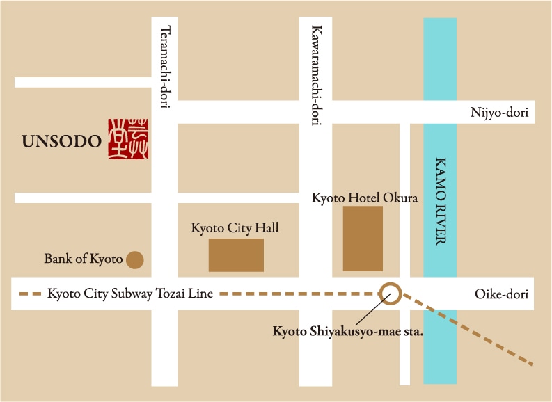Kyoto Store Map