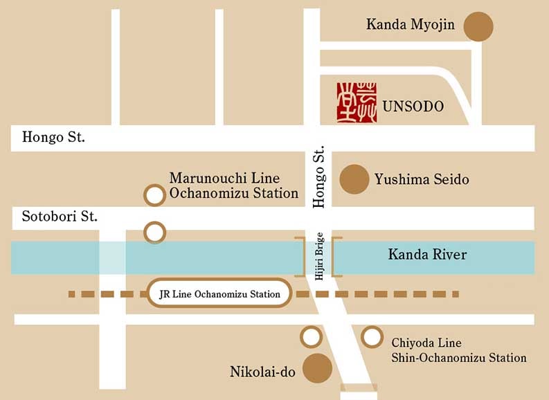 Tokyo Store Map
