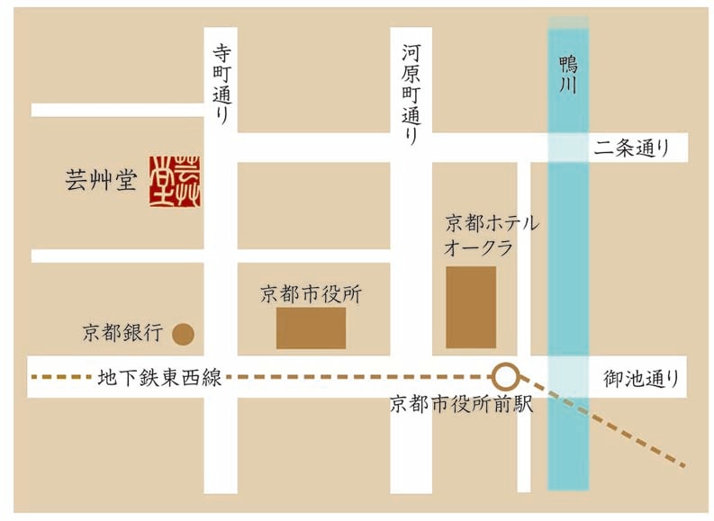 京都本社地図