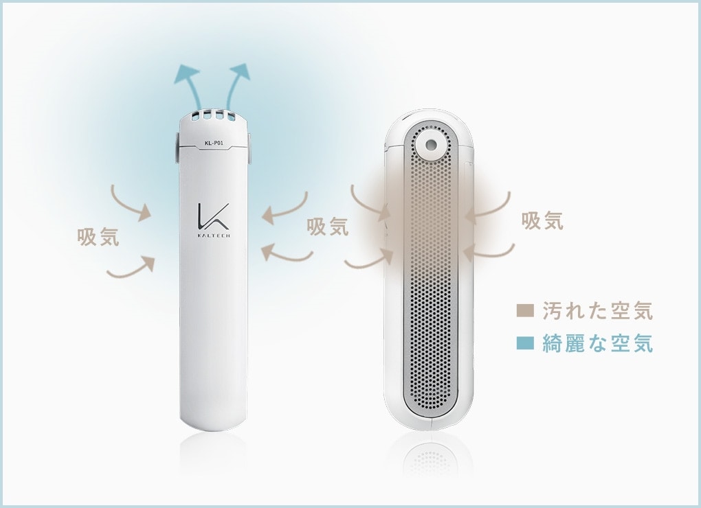 カルテック　除菌脱臭機　KL-P01-W  全6個