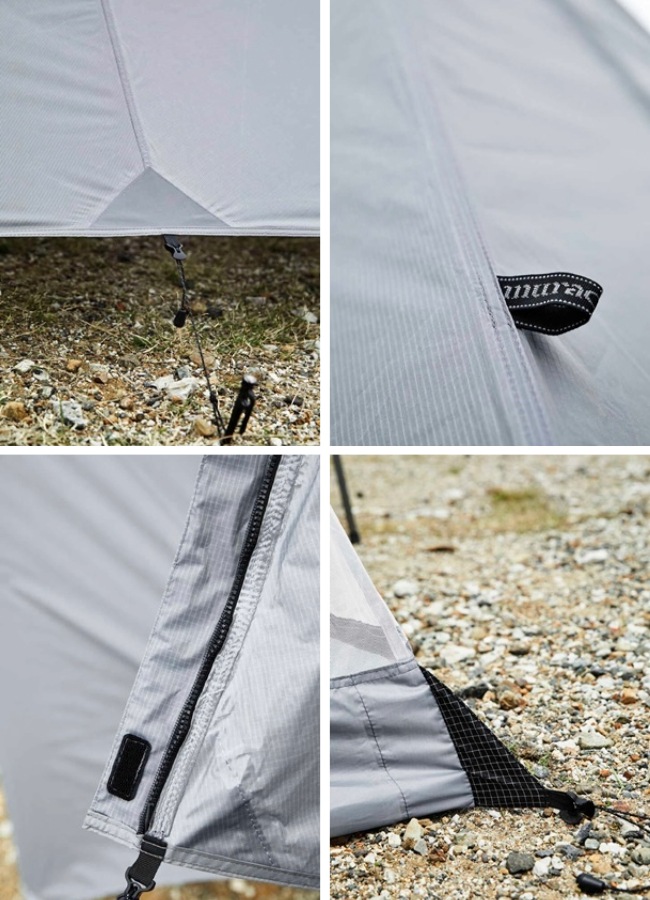 アンドワンダー and wander muraco × and wander HERON 2POLE SHELTER