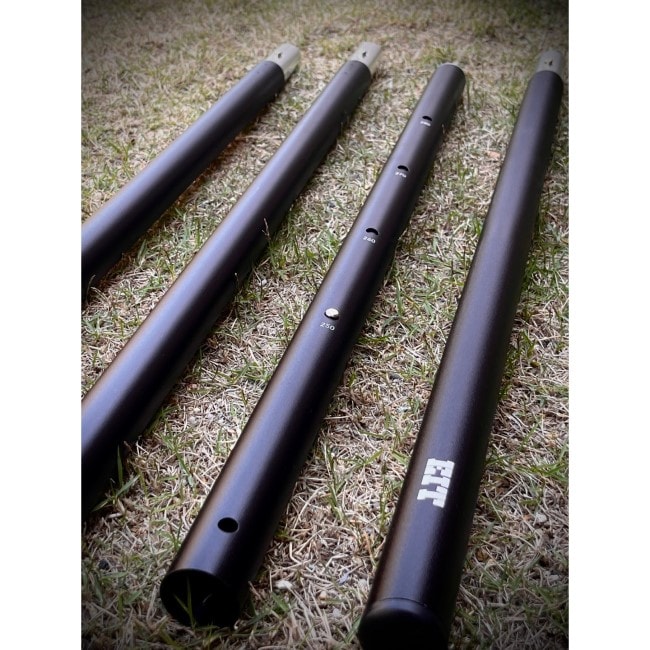 エイト ユナン EIT YUNAN Black Pole (250-280cm) | ガレージキャンプストア GarageCampStore