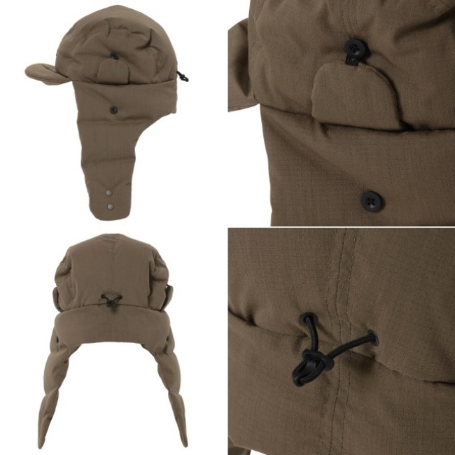 ナンガ NANGA タキビリップストップダウンイヤーフラップキャップ