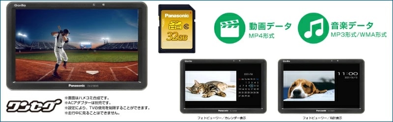 こちらの商品購入希望ですパナソニック CN-G750D ゴリラ (*地図データ:2021年)